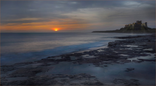 bamburgh dawn ; david tomlinson